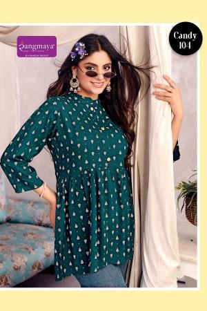 Rangmaya candy vol-14 short top kurti set wholesale